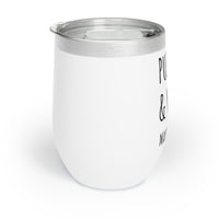Load image into Gallery viewer, Puzzle Wine Tumbler, Puzzles and Wine Make Life Fine
