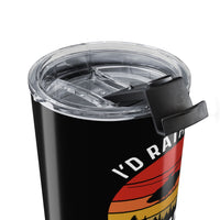 Load image into Gallery viewer, Helicopter Pilot Tumbler 20oz, Id Rather Be Flying Stainless Steel Travel Mug