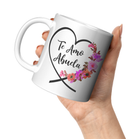 Load image into Gallery viewer, Abuela_Gift_Abuela_Mug_Abuela_Coffee_M_11oz_White_LH_Model_Mockup.png
