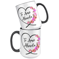 Load image into Gallery viewer, Abuela_Gift_Abuela_Mug_Abuela_Coffee_M_15oz_Accent_FrontBack_Black_Mockup.png
