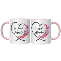 Load image into Gallery viewer, Abuela_Gift_Abuela_Mug_Abuela_Coffee_M_FrontBack_Pink_Mockup.png
