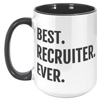 Load image into Gallery viewer, Best_Recruiter_Ever_Mug_15oz_Accent_LH_Black_Mockup.png
