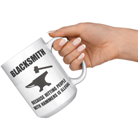 Load image into Gallery viewer, Blacksmith_Gift_Funny_Blacksmith_Mug_B_15oz_White_RH_Model_Mockup.png
