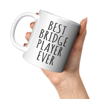 Load image into Gallery viewer, Bridge_Gifts_Personalized_Bridge_Mug_B_11oz_White_LH_Model_Mockup.png
