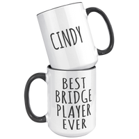 Load image into Gallery viewer, Bridge_Gifts_Personalized_Bridge_Mug_B_15oz_Accent_FrontBack_Black_Mockup.png
