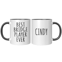 Load image into Gallery viewer, Bridge_Gifts_Personalized_Bridge_Mug_B_FrontBack_Black_Mockup.png
