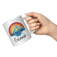 Load image into Gallery viewer, Colorado_Mug_Colorado_Coffee_Mug_Color_11oz_White_RH_Model_Mockup.png
