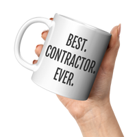 Load image into Gallery viewer, Contractor_Mug_Personalized_Contractor__11oz_White_LH_Model_Mockup.png
