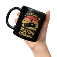 Load image into Gallery viewer, Cornhole_Mug_Cornhole_Gifts_Cornhole_C_11oz_Black_LH_Model_Mockup.png
