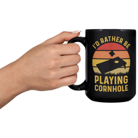 Load image into Gallery viewer, Cornhole_Mug_Cornhole_Gifts_Cornhole_C_15oz_Black_LH_Model_Mockup.png
