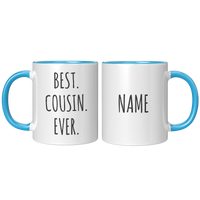 Load image into Gallery viewer, Cousin_Gifts_Personalized_Cousin_Mug_B_FrontBack_Blue_Mockup.png
