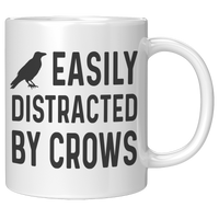 Load image into Gallery viewer, Crow_Gifts_Crow_Mug_Crow_Coffee_Mug_11oz_White_RH_Mockup.png
