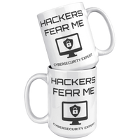 Load image into Gallery viewer, Cybersecurity_Mug_-_Hackers_Fear_Me_15oz_White_Stacked_Mockup.png
