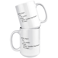 Load image into Gallery viewer, Debugging_Code_Mug_15oz_White_Stacked_Mockup.png

