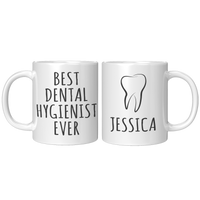 Load image into Gallery viewer, Dental_Hygienist_Gift_Personalized_Dent_11oz_White_FrontBack_Mockup.png
