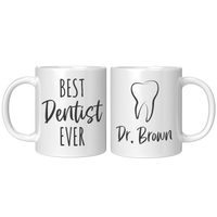 Load image into Gallery viewer, Dentist_Mug_Personalized_Dentist_Gift__11oz_White_FrontBack_Mockup.png
