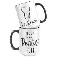 Load image into Gallery viewer, Dentist_Mug_Personalized_Dentist_Gift__15oz_Accent_FrontBack_Black_Mockup.png
