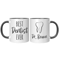 Load image into Gallery viewer, Dentist_Mug_Personalized_Dentist_Gift__FrontBack_Black_Mockup.png
