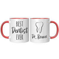 Load image into Gallery viewer, Dentist_Mug_Personalized_Dentist_Gift__FrontBack_Red_Mockup.png
