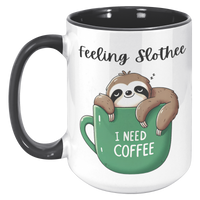 Load image into Gallery viewer, Feeling_Slothee_Mug_15oz_Accent_LH_Black_Mockup.png
