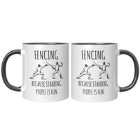 Load image into Gallery viewer, Fencing_Gifts_Fencing_Mug_Fencing_Coff_FrontBack_Black_Mockup.png
