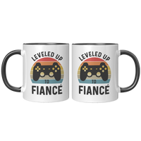 Load image into Gallery viewer, Fiance_Mug_Leveled_Up_to_Fianc_Gamer_FrontBack_Black_Mockup.png
