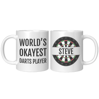 Load image into Gallery viewer, Funny_Worlds_Okayest_Darts_Player_Mug_11oz_White_FrontBack_Mockup.png
