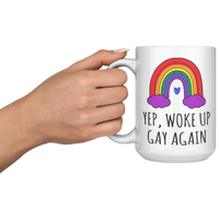 Load image into Gallery viewer, Gay_Mug_Gay_Coffee_Mug_Gay_Gifts_15oz_White_LH_Model_Mockup.png
