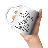 Load image into Gallery viewer, Ghost_Hunting_Mug_Ghost_Hunter_Mug_Gho_11oz_White_LH_Model_Mockup.png
