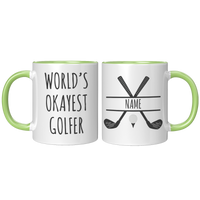 Load image into Gallery viewer, Golf_Gifts_Personalized_Golf_Mug_Golf__FrontBack_Green_Mockup.png
