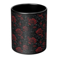 Load image into Gallery viewer, Gothic_Roses_Coffee_Mug_Center_Main_Mockup.png
