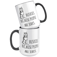 Load image into Gallery viewer, Husky_Mug_-_Huskies_Because_People_Are_J_15oz_Accent_FrontBack_Black_Mockup.png
