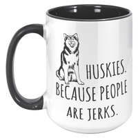 Load image into Gallery viewer, Husky_Mug_-_Huskies_Because_People_Are_J_15oz_Accent_LH_Black_Mockup.png
