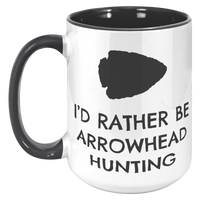 Load image into Gallery viewer, Id_Rather_Be_Arrowhead_Hunting_Coffee_M_15oz_Accent_LH_Black_Mockup.png
