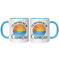 Load image into Gallery viewer, Id_Rather_Be_in_Curaao_Mug_FrontBack_Blue_Mockup.png
