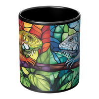 Load image into Gallery viewer, Iguanas_Stained_Glass_Mug_Center_Main_Mockup.png
