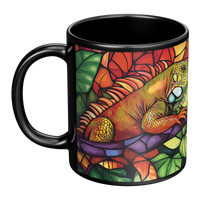 Load image into Gallery viewer, Iguanas_Stained_Glass_Mug_LH_Main_Mockup.png
