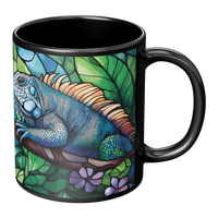 Load image into Gallery viewer, Iguanas_Stained_Glass_Mug_RH_Main_Mockup.png
