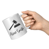 Load image into Gallery viewer, Judge_Gifts_Judge_Mug_Judge_Coffee_Mug_11oz_White_RH_Model_Mockup.png
