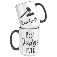 Load image into Gallery viewer, Judge_Gifts_Judge_Mug_Judge_Coffee_Mug_15oz_Accent_FrontBack_Black_Mockup.png
