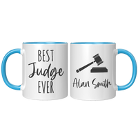Load image into Gallery viewer, Judge_Gifts_Judge_Mug_Judge_Coffee_Mug_FrontBack_Blue_Mockup.png
