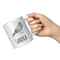 Load image into Gallery viewer, Just_a_Girl_Who_Loves_Pigeons_Mug_11oz_White_RH_Model_Mockup.png
