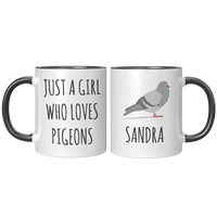 Load image into Gallery viewer, Just_a_Girl_Who_Loves_Pigeons_Mug_FrontBack_Black_Mockup.png
