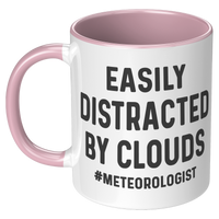 Load image into Gallery viewer, Meteorologist_Mug_Easily_Distracted_by__LH_Pink_Mockup.png
