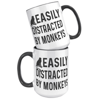 Load image into Gallery viewer, Monkey_Gift_Monkey_Mug_Monkey_Coffee_M_15oz_Accent_FrontBack_Black_Mockup.png

