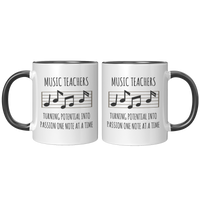 Load image into Gallery viewer, Music_Teacher_Mug__Turning_Potential__FrontBack_Black_Mockup.png
