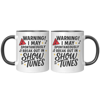 Load image into Gallery viewer, Musical_Theater_Mug_-_I_May_Break_Out_in_FrontBack_Black_Mockup.png
