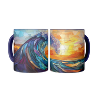 Load image into Gallery viewer, Ocean_Wave_Stained_Glass_Mug_2_Mugs_Mockup.png
