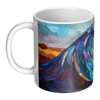 Load image into Gallery viewer, Ocean_Wave_Stained_Glass_Mug_LH_Main_Mockup.png
