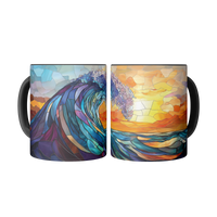 Load image into Gallery viewer, Ocean_Wave_Stained_Glass_Mug_Mug_2_Mugs_Center_Mockup.png
